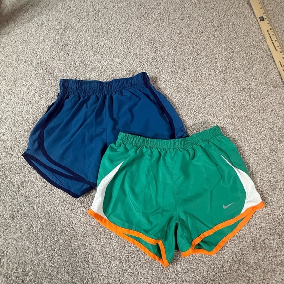 Nike Pants - 2 pair bundle - Nike Blue Green Women’s Running Shorts  – 2 Pair, Size XS